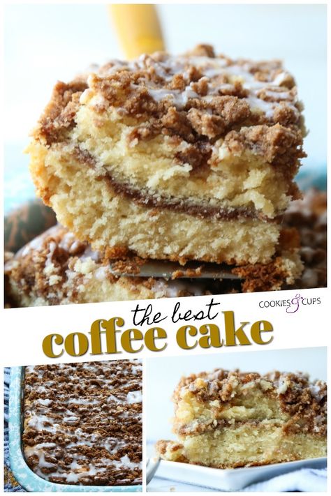 Coffee Cake For A Crowd, Cake For A Crowd, The Best Coffee Cake, Best Coffee Cake, Pecan Coffee Cake, Coffee Cake Recipes Easy, Lil Luna, Cinnamon Coffee Cake, Coffee Cake Recipe