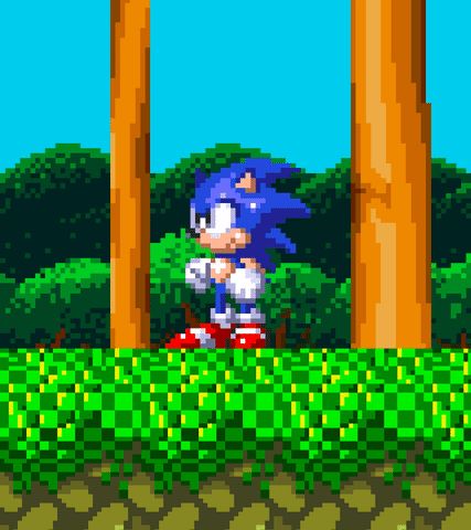 Waiting Gif, Sonic Gif, Hedgehog Game, Sonic 3, Animated Gif, Cool Gifs, Pixel Art, Sonic The Hedgehog, Sonic