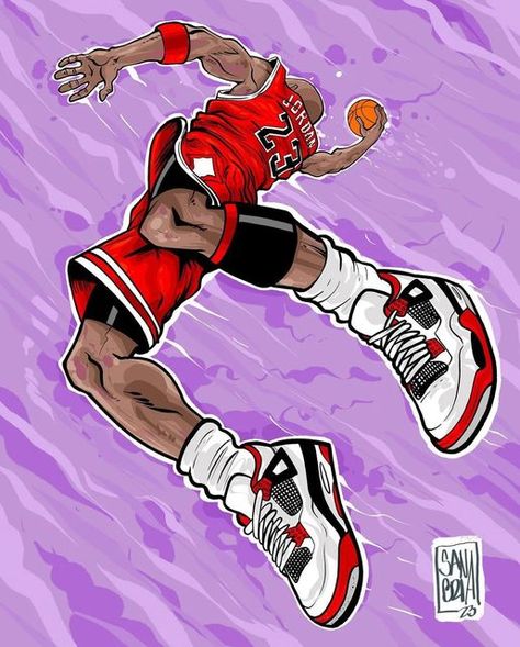 Chris Brown Art, Nba Shoes, Jordans Aesthetic, Basketball Artwork, Jordan Art, Michael Jordan Art, Jordan Woods, Basketball Drawings, Air Jordan Basketball Shoes