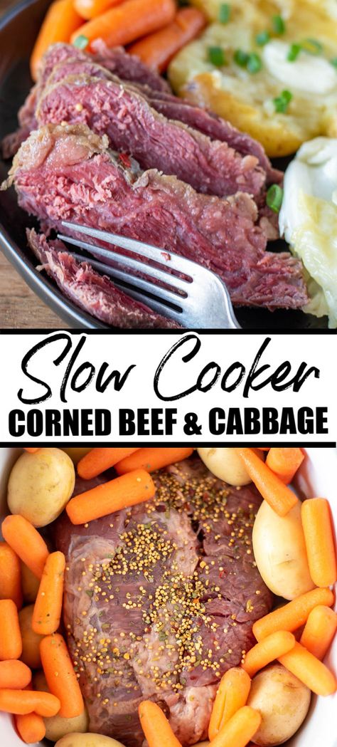 Corned Beef Recipes Crock Pot, Cabbage Slow Cooker, Corned Beef Recipes Slow Cooker, Crock Pot Corned Beef, Crock Pot Corn, Slow Cooker Corned Beef, Cooking Corned Beef, Corn Beef, Cabbage And Potatoes