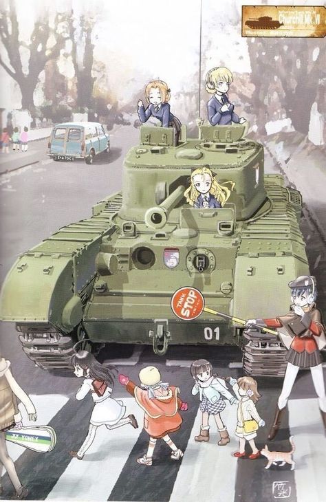 Girls und panzer Anime Tank, Tank Wallpaper, Anime Drawing Sketches, Girls Und Panzer, Military Drawings, Arte 8 Bits, Anime Military, Military Girl, Girls Frontline