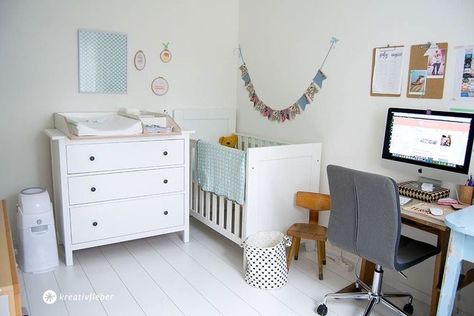 Baby Room And Office Combo, Office And Nursery Combo, Office Nursery Combo, Cheap Nursery Furniture, Nursery Office Combo, Nursery Guest Room Combo, Nursery Guest Room, Zimmer Diy, Office Nursery