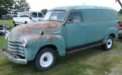 It is suggested that this non-running 1951 Chevrolet 3800 panel truck would make a good camper. With a lot of imagination perhaps - it needs a lot of work! What are your recommendations? #Chevrolet3800 1959 Chevy Apache Fleetside, 1953 Chevy Truck 5 Window, Juan Soto, Oxford Dictionary, 1959 Chevy Apache, 1987 Square Body Chevy, 1980 Square Body Chevy, Work Trucks, Best Barns