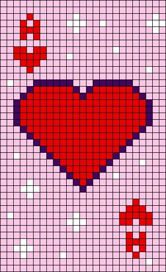 Valentines Alpha Pattern, Alpha Graph, Cards Valentines, Graph Crochet, Pixel Art Templates, Art Templates, Pixel Crochet, Alpha Pattern, Heart Cards