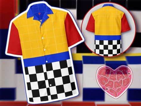 In Control Clothing, Primary Colors Clothes, Color Block Aesthetics, Kidcore Outfit Boy, Colorful Mens Outfits, Clowncore Aesthetic Outfits, Primary Colors Outfit, Primary Colors Aesthetic, Kidcore Clothes