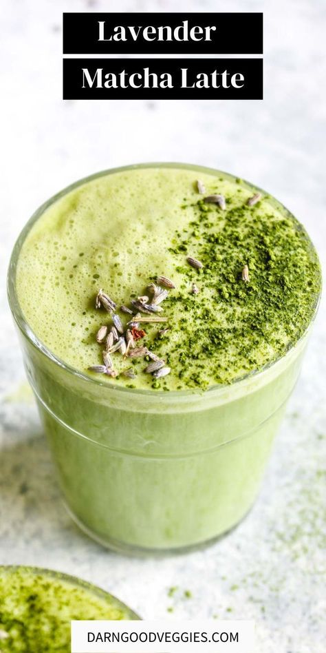 Lavender Matcha Latte, Lavender Latte Recipe, Lavender Matcha, Matcha Drink Recipes, Starbucks Matcha, Matcha Latte Recipe, Matcha Green Tea Latte, Lavender Recipes, Matcha Drink