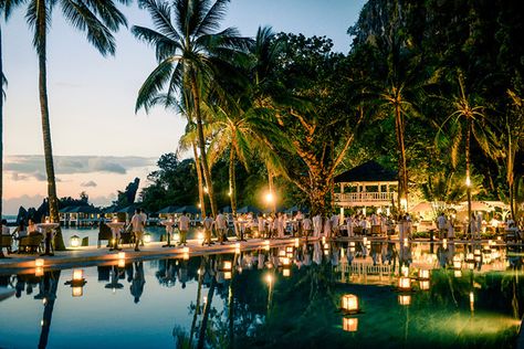 An Orange Tropical Wedding | Philippines Wedding Blog Philippines Destination Wedding, Philippines Wedding Venue Receptions, Wedding Venue Philippines, Wedding In Philippines, Orange Tropical Wedding, Palawan Wedding, Elegant Tropical Wedding, Tropical Wedding Venue, Tropical Wedding Reception