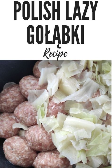 A cross between a Polish lasagna and a traditional golumpki dish, this lazy golabki recipe is perfect for an easy yet filling Polish dinner! Lazy Golumpki Recipe, Polish Golumpki Recipe, Cabbage Rolls Polish, Best Cabbage Rolls Recipe, Unstuffed Cabbage Rolls, Lithuanian Recipes, Unstuffed Cabbage, Pasta Side Dishes, Cabbage Rolls