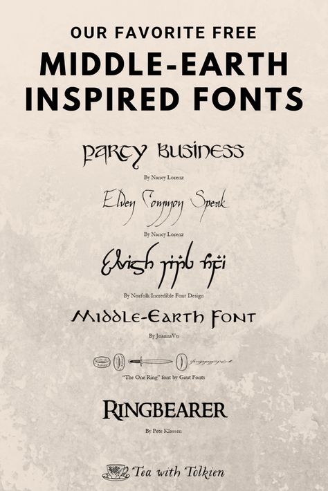 Lord Of The Rings Font Alphabet, Hobbit Font Alphabet, Lotr Handwriting, Lord Of The Rings Typography, Middle Earth Party Decorations, Lotr Party Invitation, Middle Earth Font, Lotr Writing, Cricut Lord Of The Rings