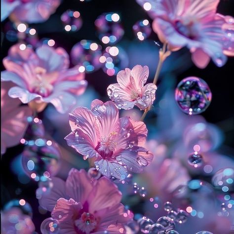 👉 if Like, please Follow and Share AI Graphics Studio Prompt 👉 Delicate pink flowers with bubbles floating in the air, beautiful flowers and butterflies, detailed drops and bubbles, lens effect bubbles, transparent drops, psychedelic water bubbles, magical colorful flowers, drops, hd wallpaper, glowing flowers, sparkling petals, drops, beautiful 3D composition, beautiful uhd 8k art, ethereal bubbles, very beautiful iPhone wallpaper] 👇Contact on WhatsAPP: http://tiny.cc/aigraphicsstudio #aig... Wallpaper Glowing, Beautiful Iphone Wallpaper, 3d Composition, Art Ethereal, Magical Flowers, Closed Species, Floating In The Air, Glowing Flowers, Fantasy Garden