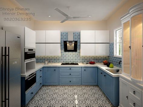 Here you will find photos of interior design ideas. Get inspired! C Type Kitchen Design, Modern Indian Kitchen Design, Kitchen Ideas Indian Style, Kitchen Cabinets Indian Style, Patterned Flooring, Indian Kitchen Design, Kitchen Design Images, Shaped Kitchen, Simple Kitchen Design