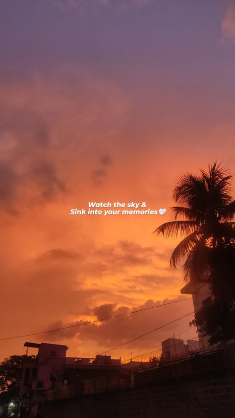 Orange Sunset Quotes, Orange Sky Aesthetic Quotes, Sunset With You, Sunset With You Quotes, Orange Sky Quotes, Orange Sunset Aesthetic, Orange Quotes, Sunset Captions, Grunge Quotes