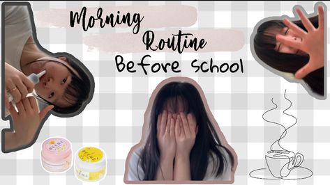 Student Morning Routine, Masak Simple, Thumbnail Ideas, Youtube Editing, School Routine, My Morning Routine, Stay Tune, Youtube Thumbnail, High School Students