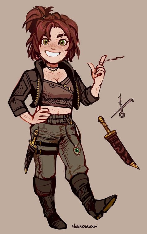 Halfling Rogue Dnd Halfling, Adventurers Guild, Halfling Rogue, Rogue Character, Female Gnome, Pathfinder Character, Dungeons And Dragons Characters, Dnd Art, Arte Fantasy