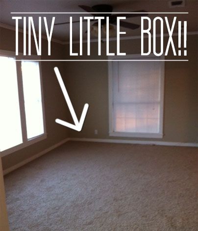 LBefore & After: Decorating a "Tiny Box" of a Living Room - great idea for the small space I'll have in our new Texas home! Small Space Interior Design, Inspire Me Home Decor, Space Interiors, Tiny Spaces, Bad Design, Design Del Prodotto, Decorating Small Spaces, A Living Room, Small Living Rooms