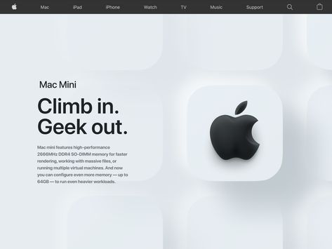 Apple Branding, Apple Ads, Apple Website, Mini Concept, Jewellery Branding, Medical Website, Icon Images, Dribbble Design, Apple Mac Mini