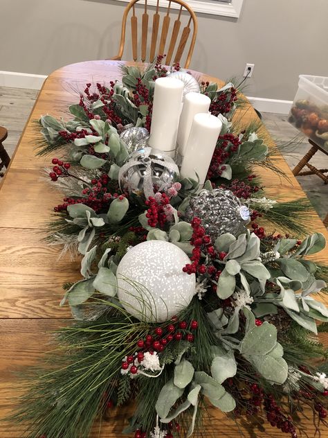 Bread bowl christmas centerpiece