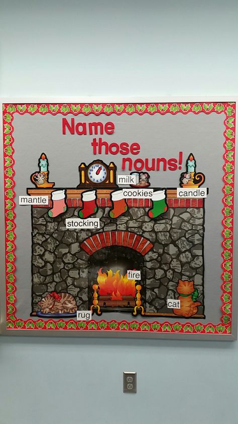 4th grade Noun bulletin board Noun Bulletin Board Ideas, Mantle Candles, Cat Rug, Candle Cookies, Elevated Bed, Christmas Bulletin, Bulletin Board Ideas, Milk Cookies, Board Ideas