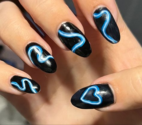 Neon Light Nails, Lights Nails, Light Nails, Neon Lights, Neon Lighting, Hair Inspo, Nail Designs, Neon, My Style