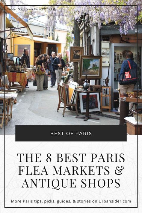 Best Flea Markets In Paris, Paris Thrift Shopping, France Flea Market, Flea Markets In Paris, Paris Markets Shopping, Paris Antique Market, Vintage Shopping Paris, Flea Market Paris, French Markets