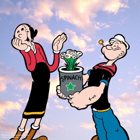 Popeye And Olive, Popeye The Sailor Man, Birch Tree Art, Olive Oyl, Family Cartoon, 90s Cartoon, The Sailor, Famous Cartoons, Classic Comics