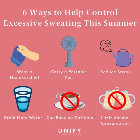 ☀️ You are bound to sweat this summer, but check out these 6 easy tips to help you stay cool from our blog. Visit the link to our blog to learn more things you can do! 📲 How To Stop Sweating, How To Stop Sweating So Much, How To Not Sweat So Much, Face Sweating, Stop Sweating, Sage Tea, Heavy Sweating, Health Disease, Body Sweat