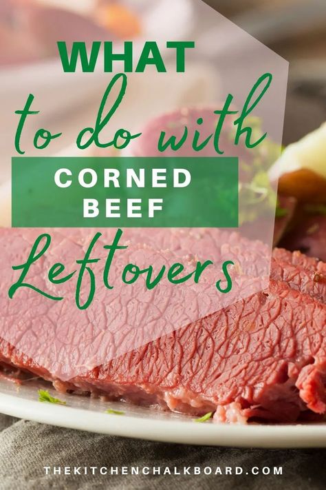 Corned Beef Leftovers, Corned Beef Hash Recipe, Canned Corned Beef, Corned Beef Sandwich, Cooking Corned Beef, Beef Round, Kitchen Chalkboard, Corned Beef Brisket, Chipped Beef