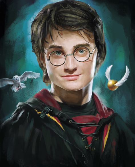 Harry Potter Portraits, Harry Potter Sketch, Harry Potter Art Drawings, Harry Potter Painting, Images Harry Potter, Harry Potter Artwork, Harry Potter Drawings, Harry James Potter, Harry Potter Pictures