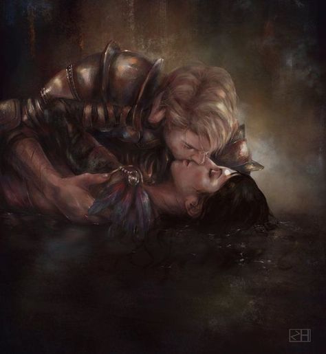 Fantasy Love, The Warden, Fantasy Couples, Romance Art, Fantasy Story, Wow Art, Fantasy Aesthetic, Romantic Art, Arte Fantasy