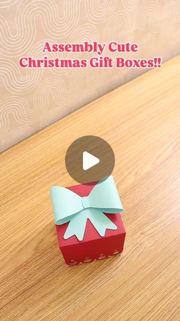 Create adorable DIY gift boxes with this SVG design, perfect for Cricut and Silhouette Cameo! 🎁 This easy-to-assemble 3D gift box features a cute bow on top and a decorative cut-out border, adding charm to any small gift or party favor. Great for holidays, birthdays, or any special occasion! Download the SVG file and start crafting your own custom boxes in minutes. 🌟 Find this design and more on Etsy! #DIYGiftBox #SVGCutFile #CricutProjects #SilhouetteCameo #GiftBoxSVG Diy Gift Boxes, Christmas Wrapping Diy, Christmas Paper Craft, Christmas Diy Projects, Paper Christmas Decorations, Festive Crafts, Holiday Presents, Giving Gifts, Christmas Paper Crafts