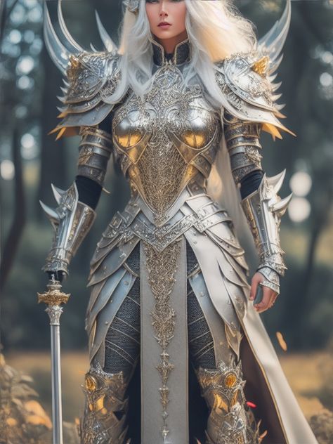 Women In Armor Aesthetic, Dragon Armor Female, Armor Dress Warrior Princess, Mongolia Clothing, Queen Armor, Female Armor Dress, Womens Armor, Warrior Princess Outfit, Valkyrie Armor