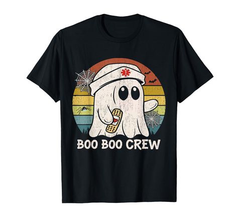 PRICES MAY VARY. Boo Boo Crew Nurse Shirt Funny Ghost Women Nurse Halloween Tshirt for matching nurse costume shirts for kids, boys, girls, men, women, teens, adults and family. Boo Boo Crew Halloween Shirt. Nurses t shirts for Women. Boo Boo Crew Nurse Shirt Funny Ghost Women Halloween Nurse Tshirt. idea for Halloween for RN, ICU, ER and registered nurses! spooky, scary trick or treat outfit! RN Shirts for Nurses. Gift for Christmas, Thanksgiving, Halloween, Birthdays and Easter. Lightweight, C Boo Boo Crew, Funny Nurse Gifts, Sports Costume, Funny Nurse Shirts, Nurse Shirts, Nurse Costume, Boo Crew, Women Nurse, Funny Ghost