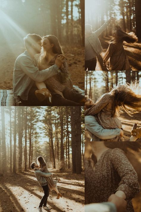 Couple Photoshoot Woods Forests, Pine Forest Photography Couple, Intimate Outdoor Couple Photos, Woodland Engagement Shoot, Romantic Woodsy Wedding, Plus Size Couples Photoshoot Poses, Woodland Couple Photoshoot, Pine Tree Couple Photoshoot, Couple Photoshoot In The Woods