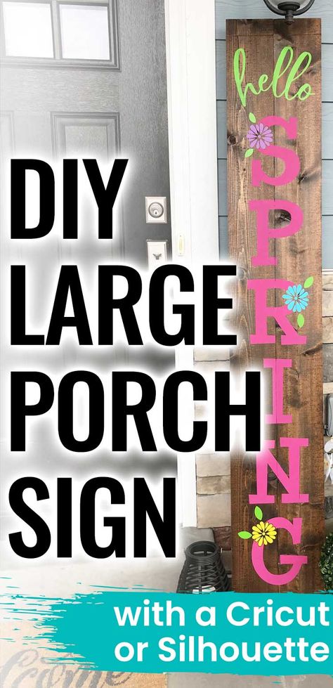 Outdoor Wood Signs, Large Porch, Porch Wood, Outdoor Welcome Sign, Diy Quotes, Diy Front Porch, Wooden Porch, Front Porch Signs, Porch Welcome Sign