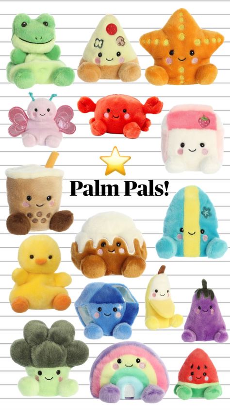 Palm Pals! Palm Pals, Jellycat Stuffed Animals, Cool Fidget Toys, Cute Squishies, Gift Inspo, Birthday List, Cute Stuffed Animals, Birthday Wishlist, Cute Toys