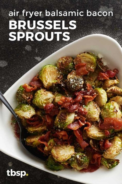 Air Fryer Brussels Sprouts, Thanksgiving Fruit, The Best Air Fryer, Sprouts Recipe, Best Air Fryer, Bacon Brussel Sprouts, Air Fryer Oven Recipes, Air Fry Recipes, Best Air Fryers