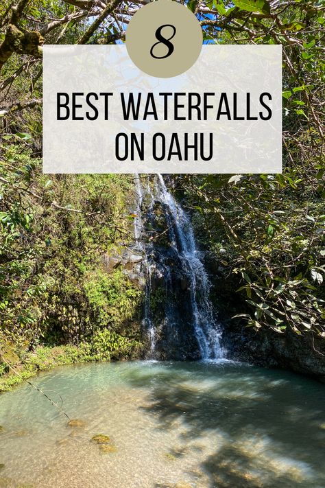 Hikes In Hawaii, Oahu Waterfalls, Oahu Map, Manoa Falls, Hawaii Waterfalls, Waimea Falls, Hawaii Vacation Tips, Oahu Hikes, Hawaii Packing