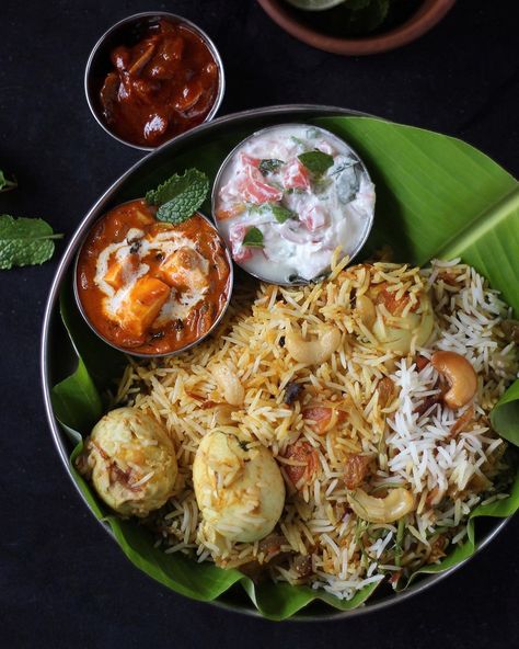 Indu Mathew on Instagram: “Egg Biryani! Turned out a lot tastier than expected ☺️☺️ . Follow @my_hunger_diaries . . . . . . . #my_hunger_diaries #keralafood…” Egg Biryani Photography, Biryani Photography, Egg Biryani, Bangladeshi Food, Kerala Food, Rice Pasta, Drink Ideas, Biryani, Food Presentation