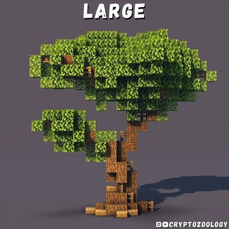 Check out the tutorial for these custom trees on my YouTube! Trees In Minecraft, Decor Minecraft, Minecraft Tree, Tree Building, Minecraft Garden, Minecraft Steampunk, Minecraft Decoration, Minecraft Structures, Minecraft House Plans