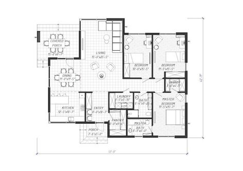 #3BedroomHome #HomeFloorPlans #HouseDesign #HomePlans #3BedroomDesign #SmallHomeDesign #DreamHomePlans #HomeLayout #ModernHomePlans #FamilyHomeDesign #FloorPlanInspiration #HomeDesignIdeas #ArchitecturalDesign #HomeBlueprints #HousePlansWith3Bedrooms #OpenConceptFloorPlan #HouseFloorPlans #HomeBuildingPlans #TinyHomeDesign #AffordableHomePlans #NewHomeDesign #HouseDesignPlans #3BedroomHousePlan #SmallHomePlans #ContemporaryHomeDesign #FloorPlanDesign #HomeDesignTrends #FamilyHomePlans 3 Bedroom Cottage Floor Plans, Floor Plan With Furniture, Laundry And Pantry, Floor Plan 3 Bedroom, 3 Bedroom Home Floor Plans, Cottage Floor Plan, 3 Bedroom Floor Plan, Cottage Floor Plans, Open Concept Floor Plans