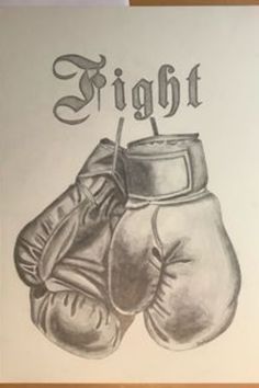 Boxing Painting Art, Boxing Painting Ideas, Boxing Gloves Sketch, Boxing Drawing Art, Punching Bag Drawing, Kickboxing Drawing, Boxing Art Draw, Boxing Nails, Boxing Sketch