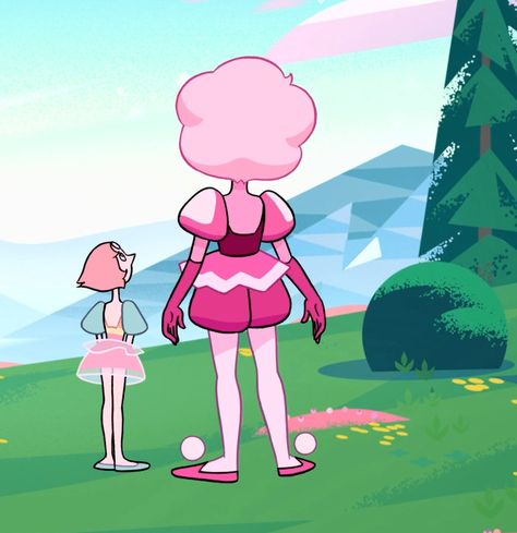 Pink Diamond Su, Su Pearl, Perla Steven Universe, Pink Diamond Steven Universe, Steven Universe Wallpaper, Steven Universe Au, Steven Universe Drawing, Pearl Steven, Magic Girl