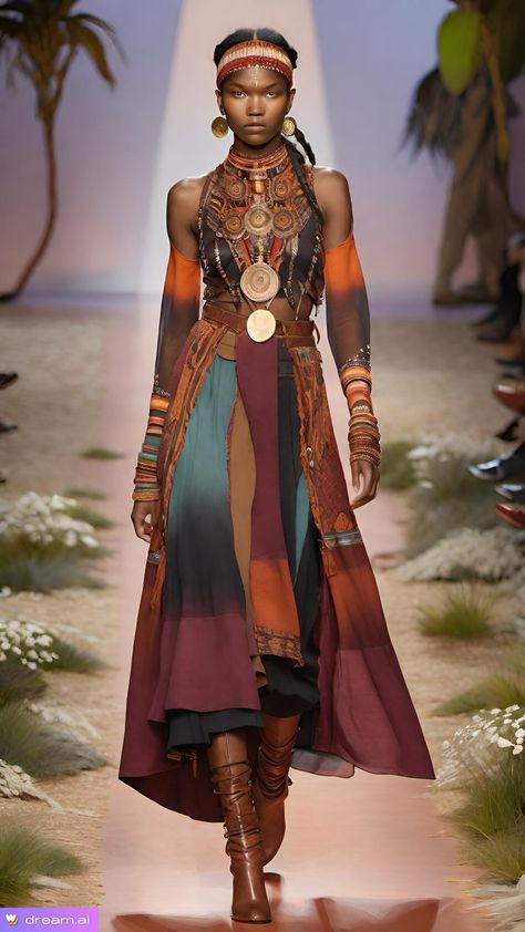 Exotic Dramatic Style, Battle Outfits, Navratri Ideas, Exotic Dramatic, Dramatic Style, African Inspired Fashion, Fashionista Clothes, Futurism, African Inspired