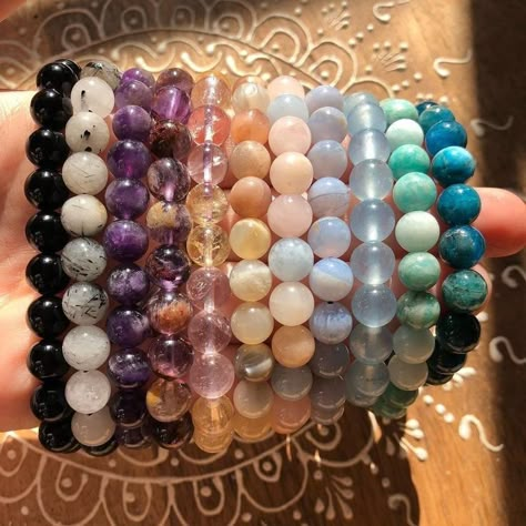 Body Jewelry Diy, Marble Bracelet, Charm Bracelets For Girls, Girly Bracelets, Crystal Bead Jewelry, Earthy Jewelry, Indie Jewelry, Bracelet Inspo, Wrist Jewelry