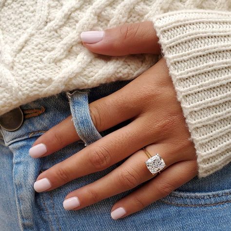 Adiamor on Instagram: “Thanksgiving Engagement? Cushion cut engagement rings are a great choice! Let us help you design your engagement ring today! ✨ • • • • • •…” Basket Engagement Ring, Knife Edge Engagement Ring, Cushion Cut Engagement Rings, Cushion Cut Engagement, Engagement Ring Setting, Corner Design, Cushion Cut Engagement Ring, Yellow Gold Engagement Rings, Cushion Cut Diamonds