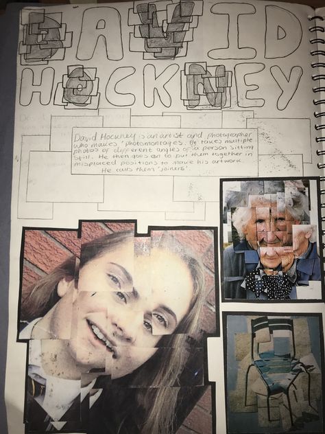 #davidhockney #gcseart #artinspo David Hockney Artist Research Page, Gcse Artists, David Hockney Artist, Artist Research Page, Alevel Art, Textiles Sketchbook, Gcse Art Sketchbook, Year 6, David Hockney