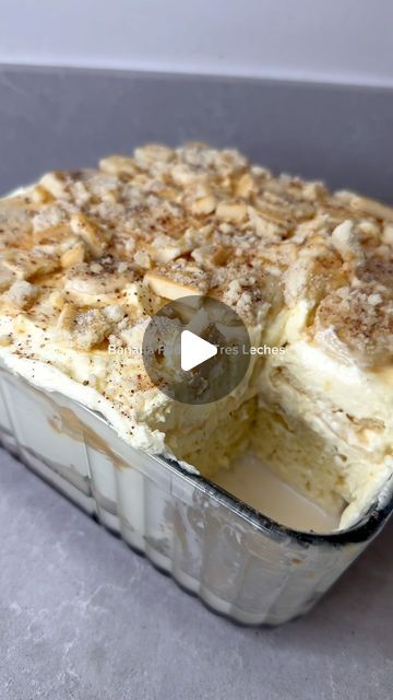 KENDYLL NIQUOLE aka CookjngMama on Instagram: "Banana Pudding Tres Leches 🔥😮‍💨

Full Recipe on Page [@cookjngmama]

Follow for more recipes! 🤍

#bananapudding #bananapuddingtresleches #dessert #instagood #foodblogger #explorepage #reelsinstagram #easydessert #bananapuddingrecipe #treslechesrecipe" Tres Leches Banana Pudding Cake, Banana Pudding Tres Leches, Banana Pudding Tres Leches Cake, Tres Leches Recipe, Tres Leches Cake Recipe, Banana Pudding Cake, Tres Leches Cake, Tres Leches, Sweetie Pie