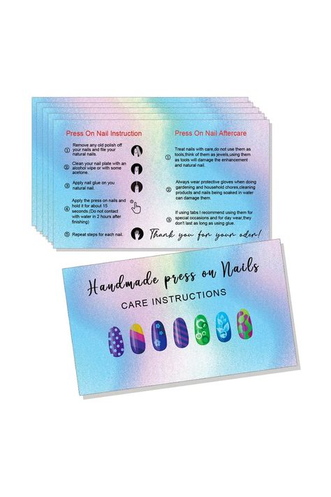 Nail Aftercare, Nail Application, Best Press On Nails, Nail Plate, Business Card Size, Nail Kit, Nail Tools, Perfect Nails, Glue On Nails