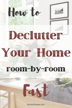 How To Declutter Your Home Room By Room, Decluttering Hacks, Cleaning Schedules, Declutter Bedroom, Deep Cleaning House, Organisation Tips, Decluttering Inspiration, Declutter And Organize, Clutter Control