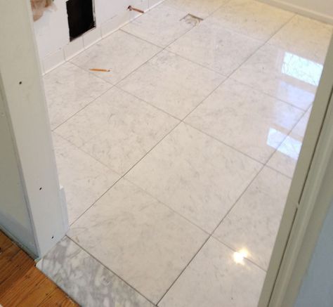 Peronda Museum, 18x18, polished, porcelain, bianca carrara Marble Porcelain Tile, Master Bath Tile, Spare Bathroom, Victorian Bath, Porcelain Wood Tile, Marble Tile Bathroom, Bath Tile, Ceramic Floor Tile, Polished Porcelain Tiles